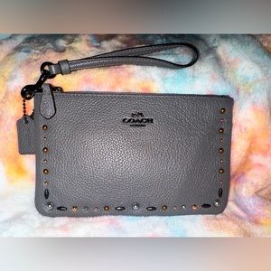 Coach Prairie Rivets Wristlet